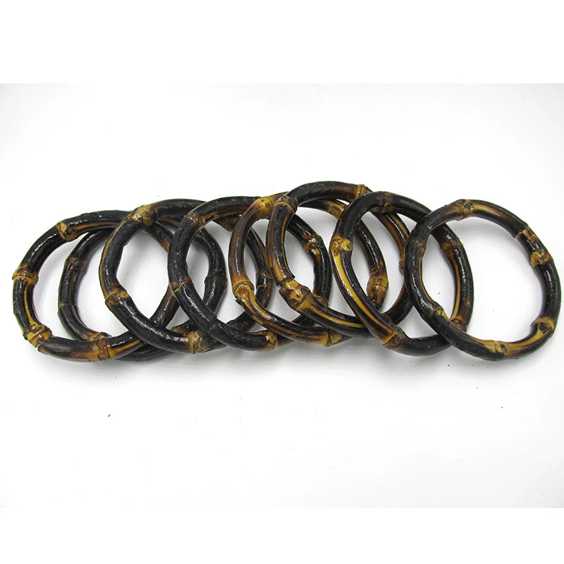 CHOKWE BAMBOO BANGLE – Dark Brown Natural Wooden Bracelet - Glow by Hellen African and Boho Jewelry African Home Decor Cultural Accessories