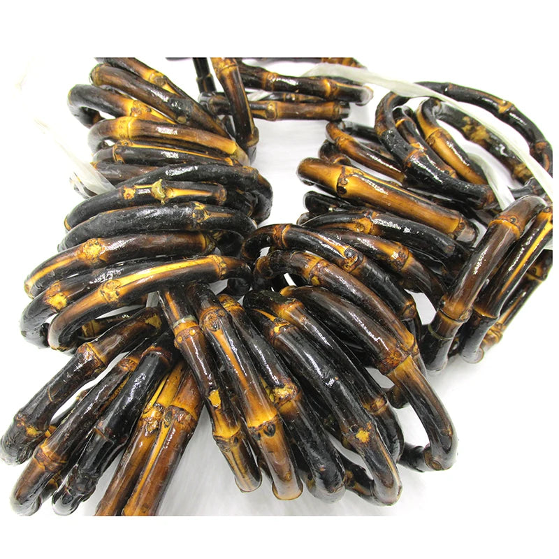 CHOKWE BAMBOO BANGLE – Dark Brown Natural Wooden Bracelet - Glow by Hellen African and Boho Jewelry African Home Decor Cultural Accessories