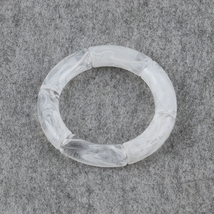 HIMBA COLOUR STACK SET – Vibrant Acrylic Beaded Charm Bracelets - Glow by Hellen African and Boho Jewelry African Home Decor Cultural Accessories