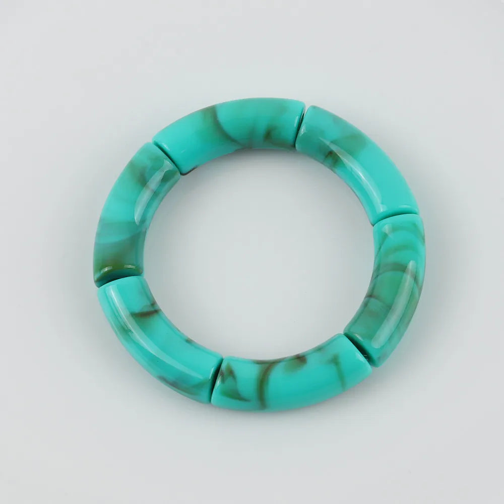 HIMBA COLOUR STACK SET – Vibrant Acrylic Beaded Charm Bracelets - Glow by Hellen African and Boho Jewelry African Home Decor Cultural Accessories