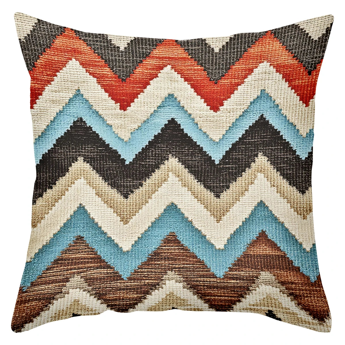 Bohemian Print Decorative Pillow Cover - Glow by Hellen African and Boho Jewelry African Home Decor Cultural Accessories