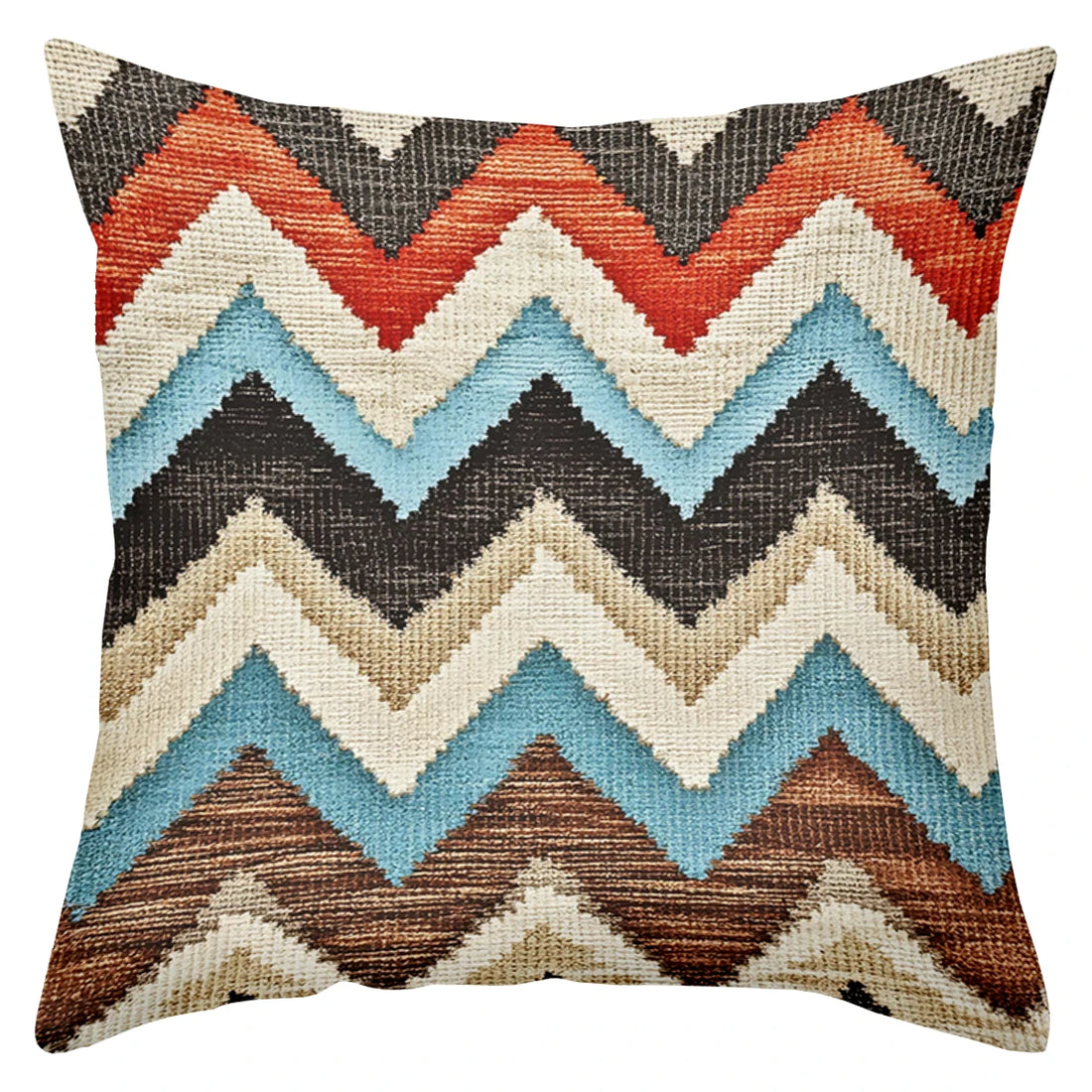 Bohemian Print Decorative Pillow Cover - Glow by Hellen African and Boho Jewelry African Home Decor Cultural Accessories