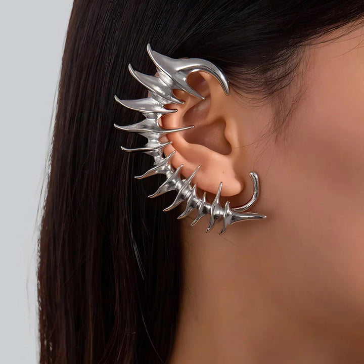 Dragon Ear Cuff — No Piercing Needed - Glow by Hellen African and Boho Jewelry African Home Decor Cultural Accessories