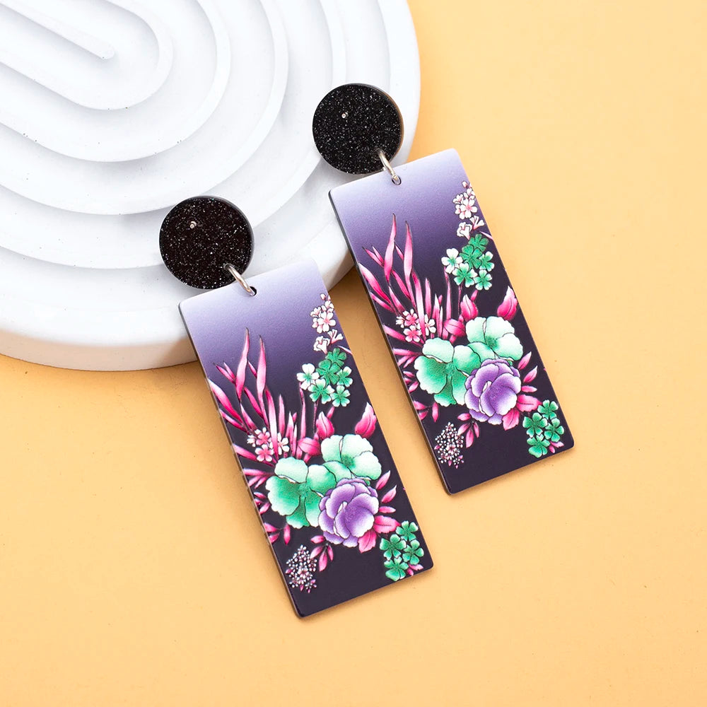 AKAN TREE OF LIFE EARRINGS – Vintage Gold Color Relievo Acrylic Christmas Jewelry Trend 2025 - Glow by Hellen African and Boho Jewelry African Home Decor Cultural Accessories