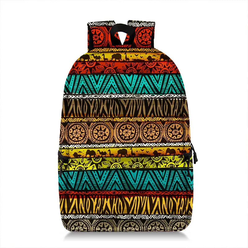 AFRICAN TRIBAL ETHNIC BACKPACK