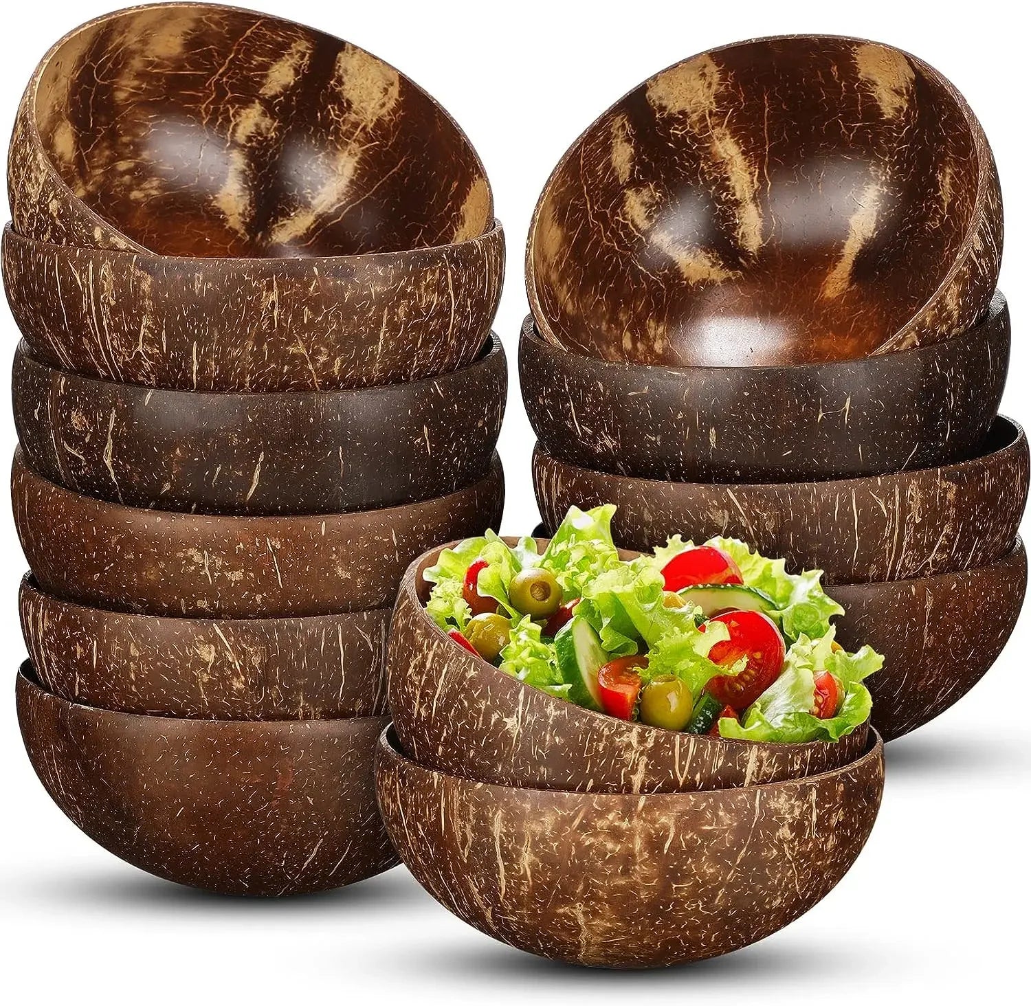 TROPICAL SOUL BOWL – Handcrafted Natural Coconut Shell Bowl - Glow by Hellen African and Boho Jewelry African Home Decor Cultural Accessories