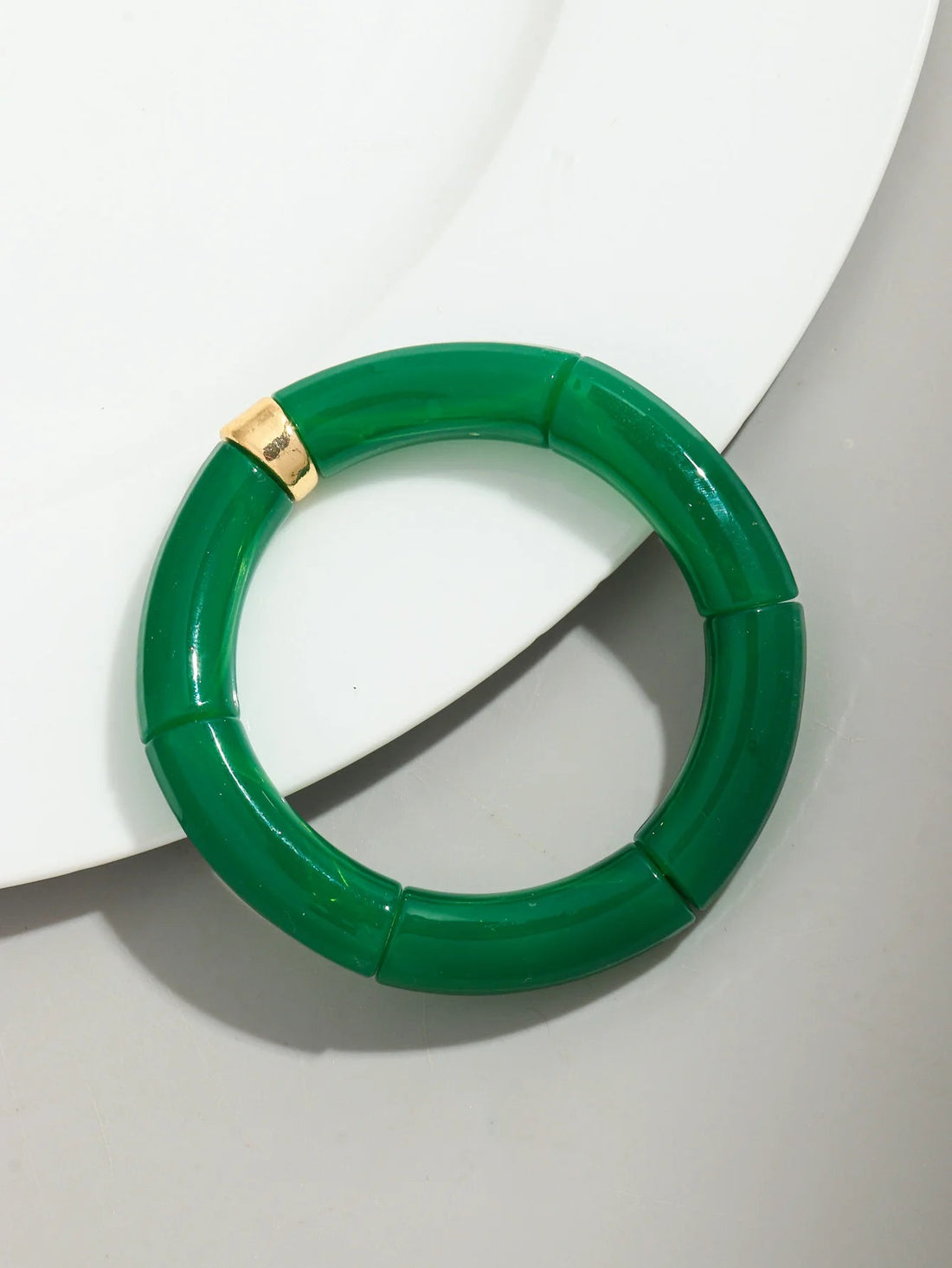 Bohemia Acrylic Design Style Chunky Bamboo Stackable Bracelet - Glow by Hellen African and Boho Jewelry African Home Decor Cultural Accessories