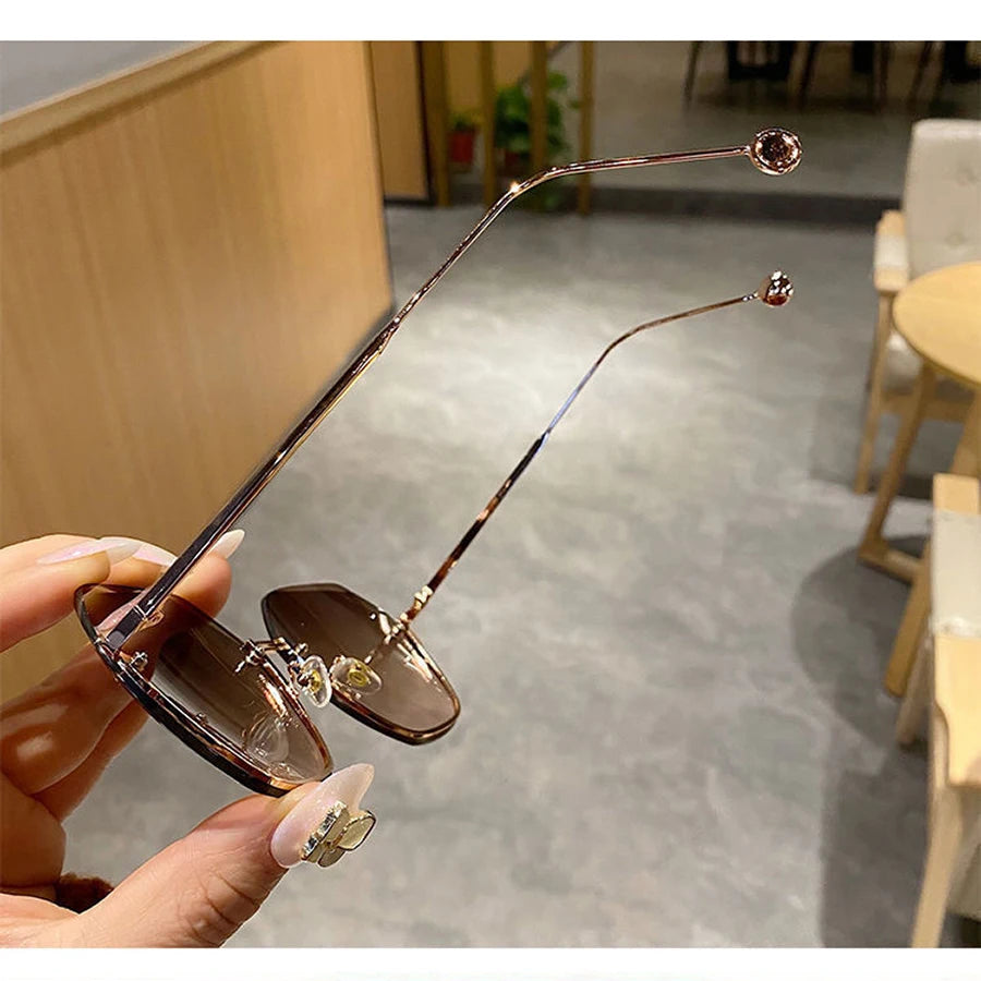 JOBURG EDGE SUNGLASSES – 2025 Polygonal Metal Frame Luxury Driving Eyewear - Glow by Hellen African and Boho Jewelry African Home Decor Cultural Accessories