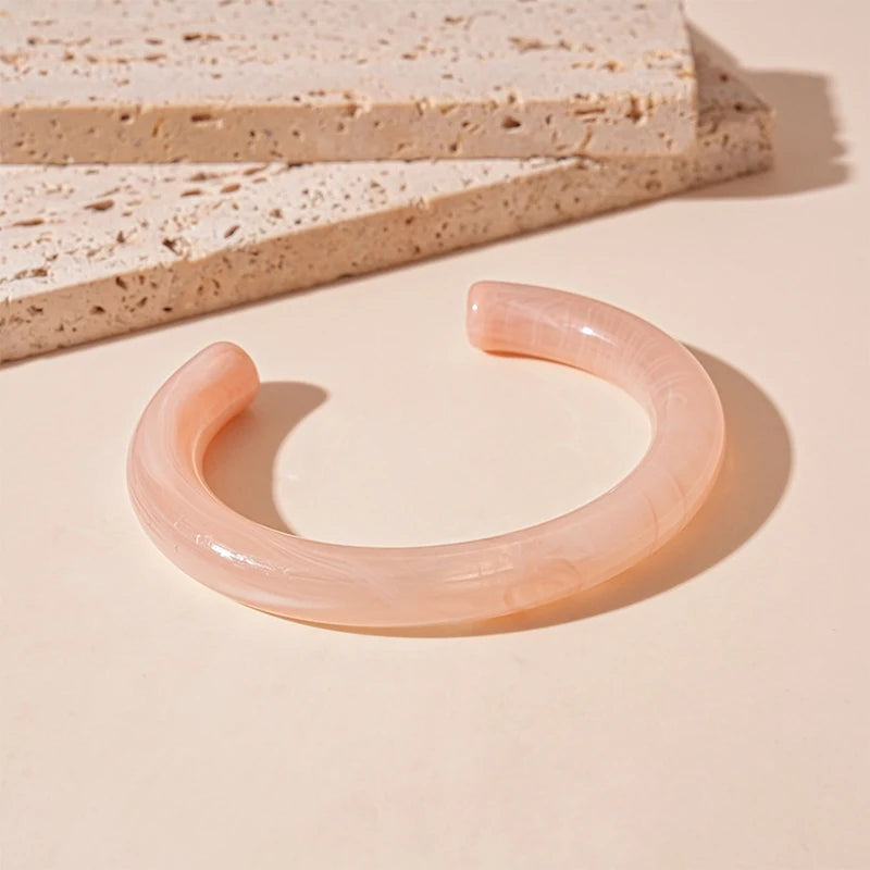 Fashion Unique Irregular Acrylic Cuff Bracelet - Glow by Hellen African and Boho Jewelry African Home Decor Cultural Accessories