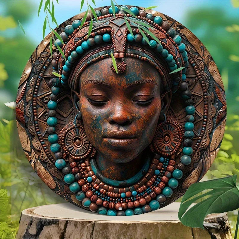 DAN TRIBE ALUMINUM MASK