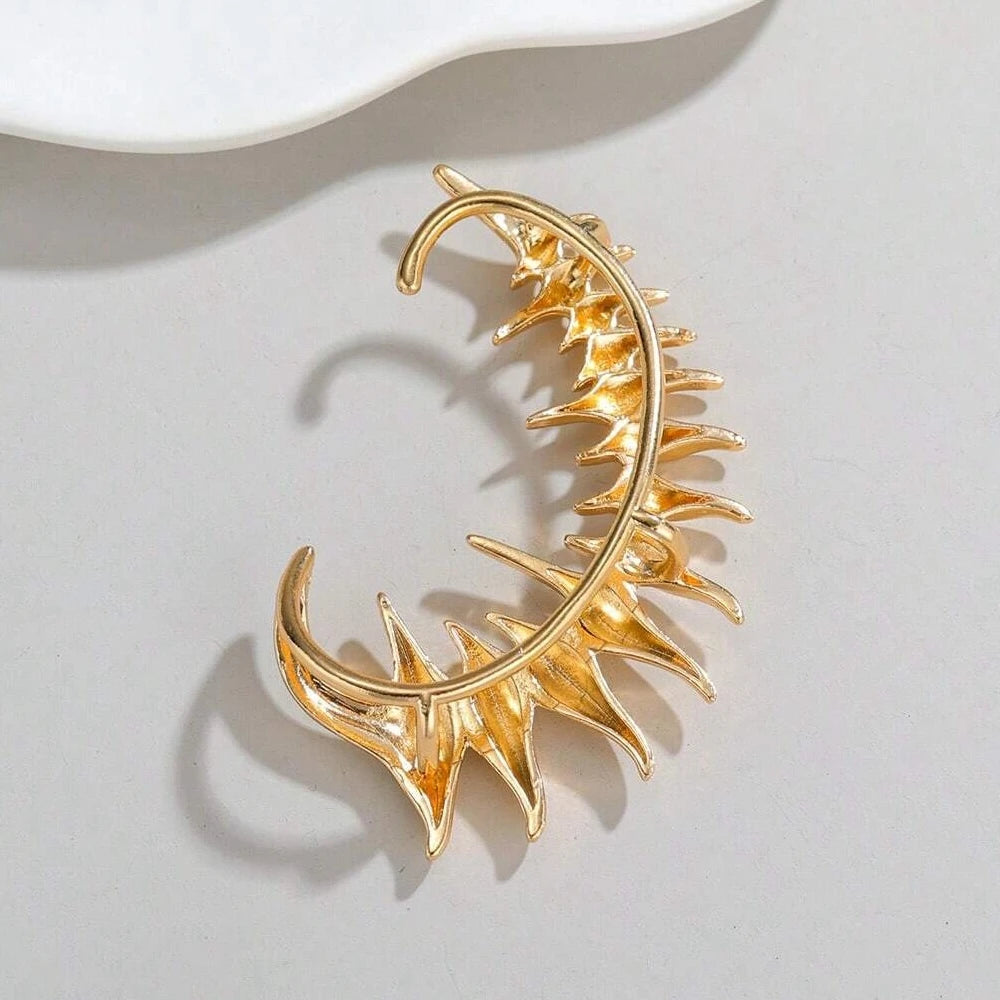 Dragon Ear Cuff — No Piercing Needed - Glow by Hellen African and Boho Jewelry African Home Decor Cultural Accessories