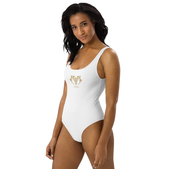 NURU SACRED WHITE ONE-PIECE SWIMSUIT Main Image