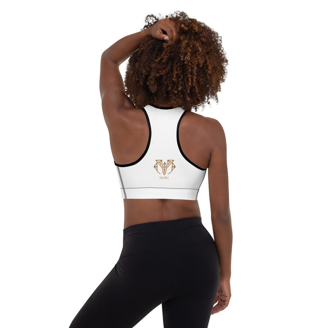 NURU SACRED WHITE SPORTS BRA Main Image